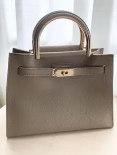 RODESKO ロデスコ 2way ハンドバッグ　ショルダーバッグ＊グレージュ＊