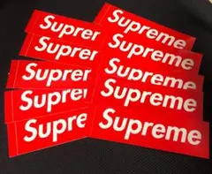 supreme BOXロゴステッカー 10枚セット 送料込み シュプリーム