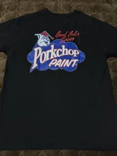 PORKCHOP Paint Tシャツ ネイビー XL | Mercari