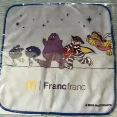 Francfranc マクドナルド コラボ タオルハンカチ