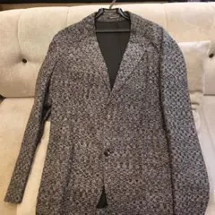 EMPORIO ARMANI 編み込みテーラードジャケット 48 - メルカリ