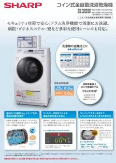 061604 SHARP ES-S7G-WL ドラム式洗濯乾燥機 061604 SHARP ES-S7G-WL ドラム式洗濯乾燥機 - メルカリ