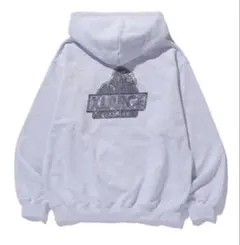 XLARGE ゴリラグラフィック ジップアップパーカー グレー