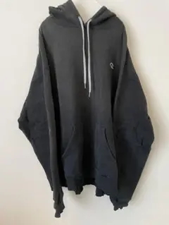 Champion ブラック フーディ スウェット