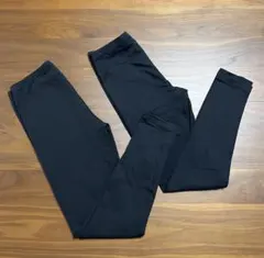 ヒートテックレギンス　極暖　150 黒　２枚セット