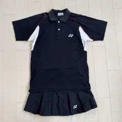 YONEX ポロシャツ プリーツスコート 上下セットアップ ブラック テニスのサムネイル