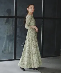 Kastane オケーションドレス　Uneven bicolor dress