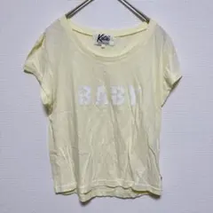 Katie ケイティ BABY ロゴ Tシャツ イエロー Sサイズのサムネイル