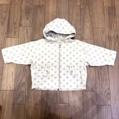 ZARA ベビー　コットン　フード付きアウター　98センチ