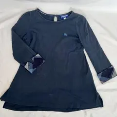 BURBERRY 七分袖トップス ネイビー 紺 バーバリー ノバチェック