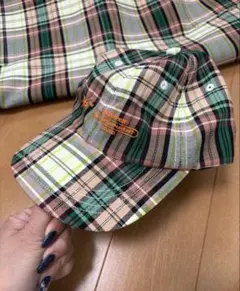 beautiful people チェック柄 キャップ 帽子　新品タグ付きのサムネイル