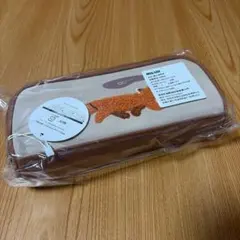 ペンケース 大容量 ダブルチャック レッサーパンダ