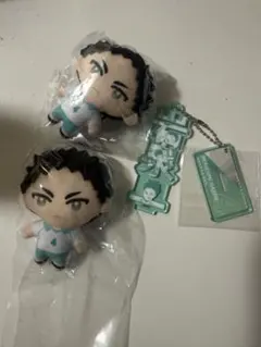 ハイキューかぷっこふれんず+2wayネームキーホルダー　岩泉一