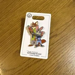 上海ディズニー ズートピア ニック ジュディ ピンバッジ