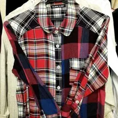 特価　FRANTIC CANDY 長袖チェックワンピース