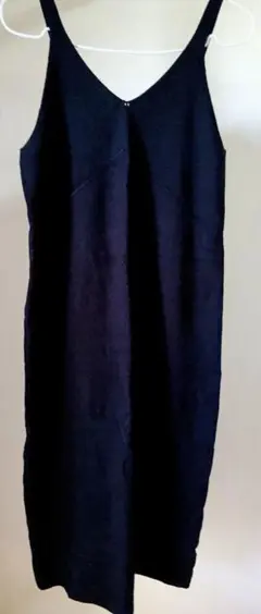 GU　ニットロングワンピース　黒 Black　Sサイズ