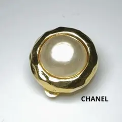 CHANEL シャネル イヤリング ゴールド パール調 ヴィンテージ