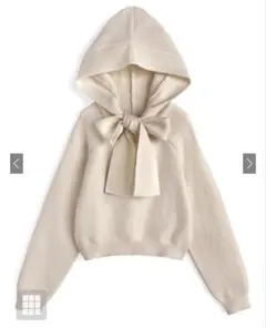 グレイル　GRL フード付きリボンニットトップス[an1925] 完売品