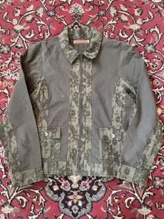 古着 花柄 コットンジャケット レディース M luik