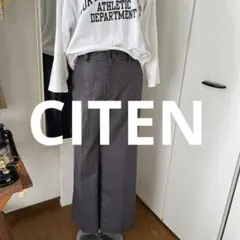 CITENチェック柄パンツ値引きしました。