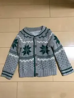 ノルディック柄 ニット カーディガン