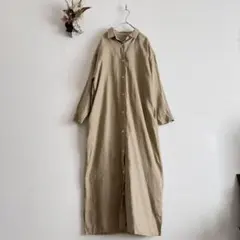 麻ワンピース100%