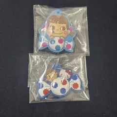 ペコちゃん×サンリキャラクターズぷっくりめじるしアクセサリーキティ