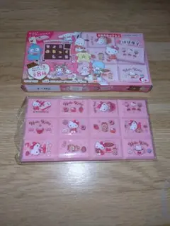 サンリオ ちょこぶろっくしーる キティ チョコブロック シール 板チョコ