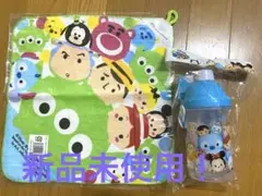 ディズニーツムツム ストローボトル＆ループタオルセット