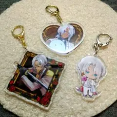 ミヤジ　キーホルダーまとめ売り　悪魔執事と黒い猫　あくねこ