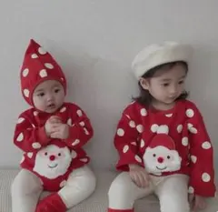 サンタクロースデザインロンパース