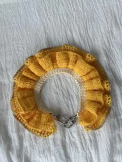 ハンドストラップ　フリル　スマホ　推し活　ペンライト　ハンドメイド　かぎ針編み