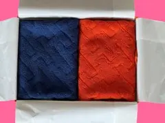 新品　未使用　2枚セット　HERMES エルメス ハンドタオルハンカチ　タグ付き