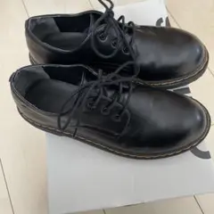 ブラックレザーシューズ　ローファー　子供　女の子　おしゃれ