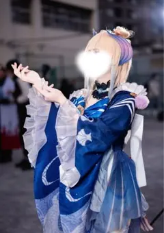 原神 刻晴 海灯祭 コスプレ 衣装 ウィッグ 猫屋小舗 - メルカリ
