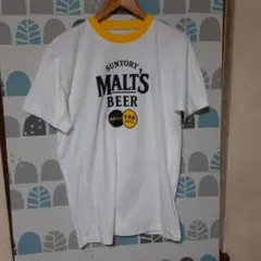 SUNTORY MALT'S BEER 90sレアTシャツ 希少価値 未使用
