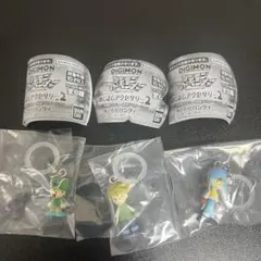 デジモンアドベンチャー めじるしアクセサリー　3個