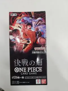 ONE PIECEカードゲーム 決戦の刻 テープ付き未開封BOX - メルカリ