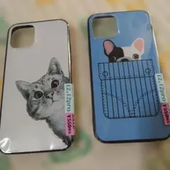 iPhone 12 12 Pro ケース 2個セット アニマル柄