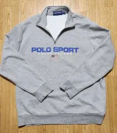 POLO SPORT RALPHLAUREN ハーフジップスウェットXXL 美品