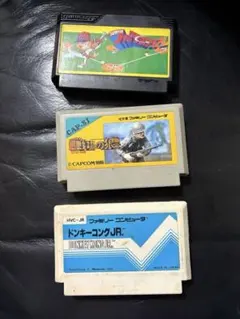 ファミリーコンピューター　ソフト3本セット
