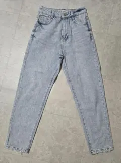 ZARA ザラ ハイウエスト デニムパンツ 34 マムフィットデニム