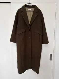 MOUSSY ダークブラウン ロングコート