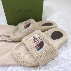 ✨美品✨GUCCI THE NORTH FACE コラボ ボアサンダル ベナッシ