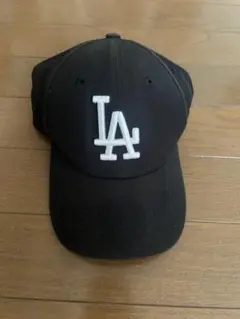 ニューエラ　LA 刺繍 黒 9FORTY YOUTH キャップ