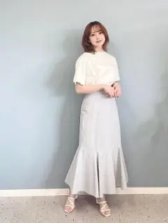 アンミール　anmille ハイウエストマーメイドSK マーメイドスカートのサムネイル