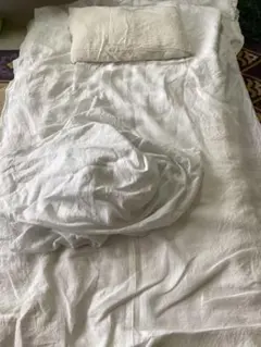 ユキユキ様専用近江麻ラミー晒しホワイトシーツ220×180 2枚 - メルカリ