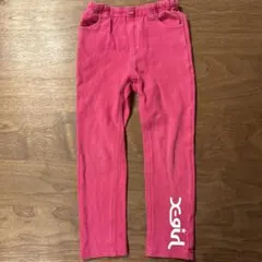 xgirl ピンク 長ズボン 星形刺繍