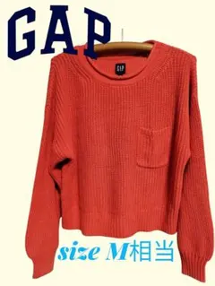 美品 GAP ギャップ 00's~ コットンニット オールドギャップ オレンジ