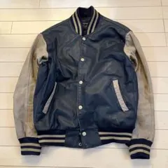 1.13 ヴィンテージ レザースタジャン レザージャケット ブラック L 古着